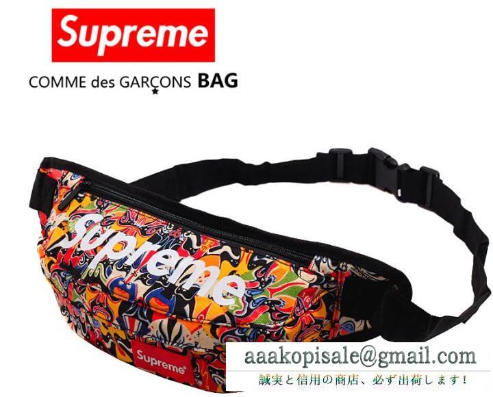 素敵な花模様のシュプリーム、Supremeの超激得大人気なメンズボディバッグ