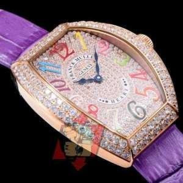 綺麗に決まるフォルム！ 2017春夏 フランクミュラー FRANCK MULLER 多色選択可 ダイヤベゼル 腕時計_フランクミュラー FRANCK MULLER_ブランド コピー 激安(日本最大級)