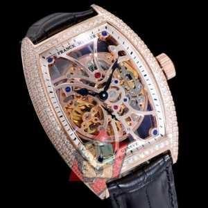 人気新品★超特価★ FRANCK MULLER 2017春夏 完売品！ 男性用腕時計 多色選択可 透かし彫りムーブメント_フランクミュラー FRANCK MULLER_ブランド コピー 激安(日本最大級)