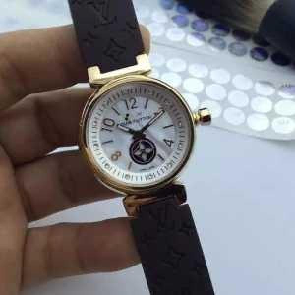 スタイリッシュな印象 2017春夏 多色選択可 ミネラルガラス ルイ ヴィトン 輸入クオーツムーブメント 女性用腕時計_ルイ ヴィトン LOUIS VUITTON_ブランド コピー 激安(日本最大級)