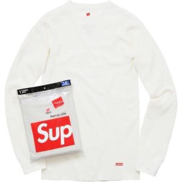 Supreme?Hanes? Thermal Crew シュプリーム 流行の注目ブランドSUPREME 長袖/Tシャツ2018最安値！_長袖Tシャツ_メンズファッション_スーパーコピーブランド激安通販 専門店  