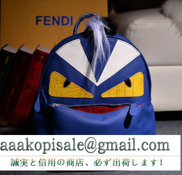 トレンドファッション fendi フェンディ バグズ リュックサック 可愛い