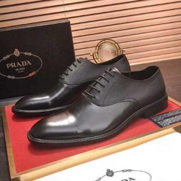 モデル大絶賛ビジネスシューズ 2018年秋冬入荷 上品でベーシック プラダ PRADA_ビジネスシューズ_メンズファッション_スーパーコピーブランド激安通販 専門店  