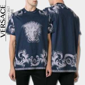 半袖Tシャツ デザイン性の高い 2色可選 2ヴェルサーチ VERSACE 017春夏_ヴェルサーチ VERSACE_ブランド コピー 激安(日本最大級)