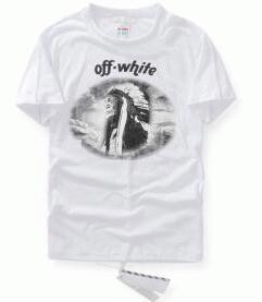 黒と白の2色オフホワイト コピー 通販　Off-White　クルーネック薄手 シアー素材　さらりと着れる夏服のカジュアルメンズ半袖Tシャツ_Off-White オフホワイト_ブランド コピー 激安(日本最大級)