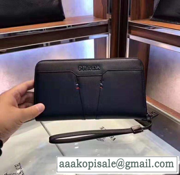  2018新品入荷 プラダおすすめデザイン PRADA 芸能人愛用 長財布 上品でファッション