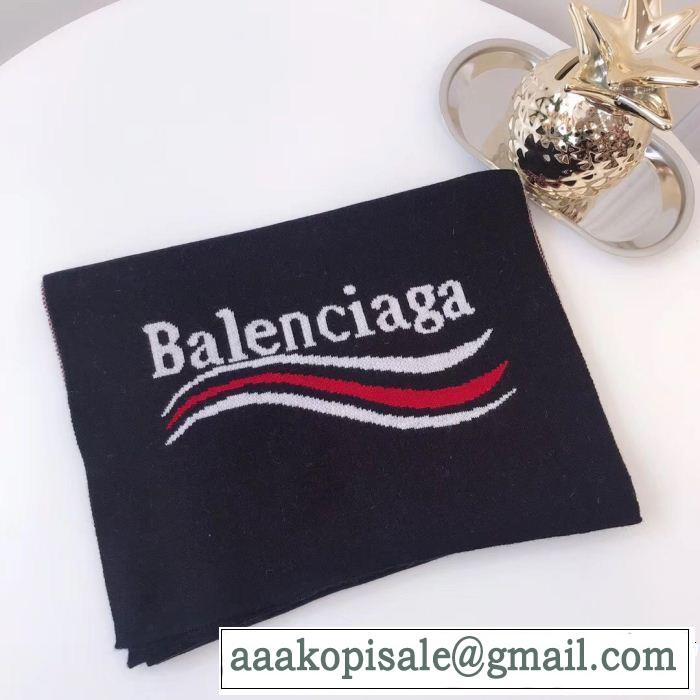 秋冬の必須アイテム バレンシアガ2018年秋冬入荷 BALENCIAGA 3色可選 ロングマフラー