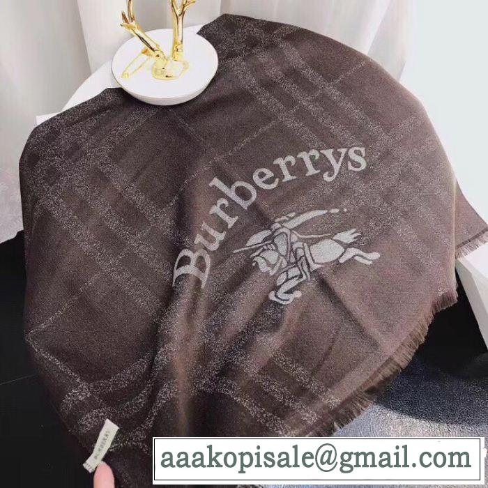 ロングマフラー 3色可選 18新品*最安値保証 バーバリー BURBERRY あったか発熱