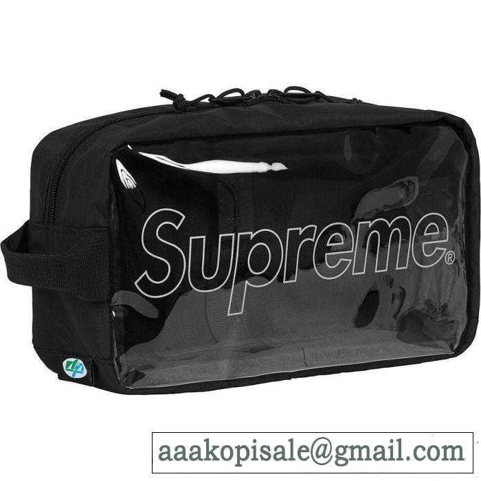 SUPREME シュプリーム SUPREME 18FW UTILITY BAG 化粧ポーチ 2色可選 秋季超人気アイテム