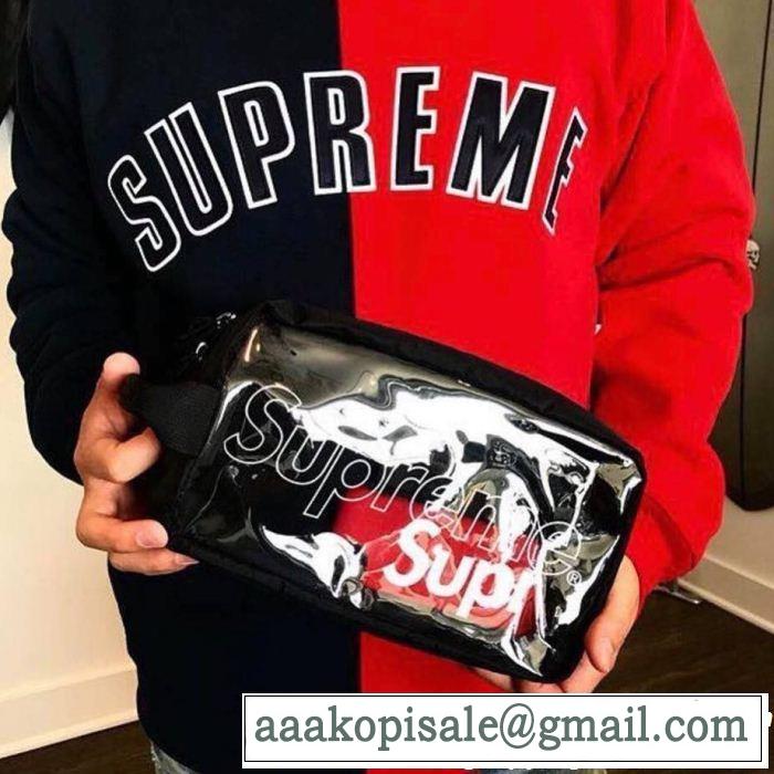 SUPREME シュプリーム SUPREME 18FW UTILITY BAG 化粧ポーチ 2色可選 秋季超人気アイテム