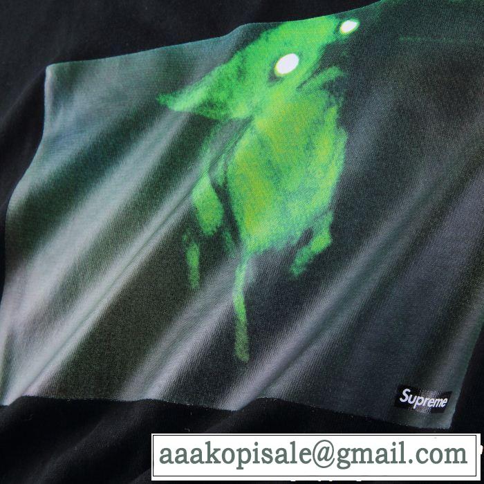 秋冬超人気の最新作 SUPREME シュプリーム 半袖Tシャツ 4色可選 Supreme 18FW Chris Cunningham Chihuahua Tee