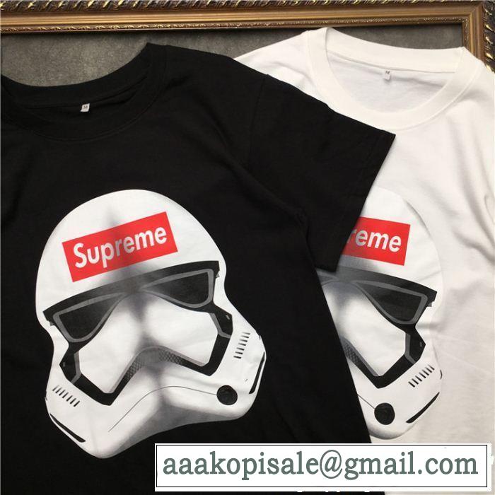 SUPREME シュプリーム 半袖Tシャツ 2色可選 2018最高ランキング 圧倒的人気新着 上品でファッション