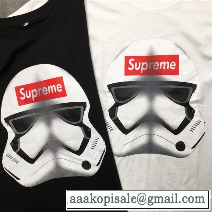 SUPREME シュプリーム 半袖Tシャツ 2色可選 2018最高ランキング 圧倒的人気新着 上品でファッション