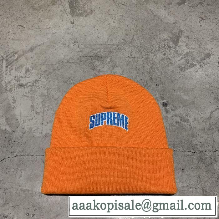 シュプリーム コピーSUPREMEニット帽ニットキャップビーニーメンズレディース小顔効果カジュアル全5色赤字超特価新品