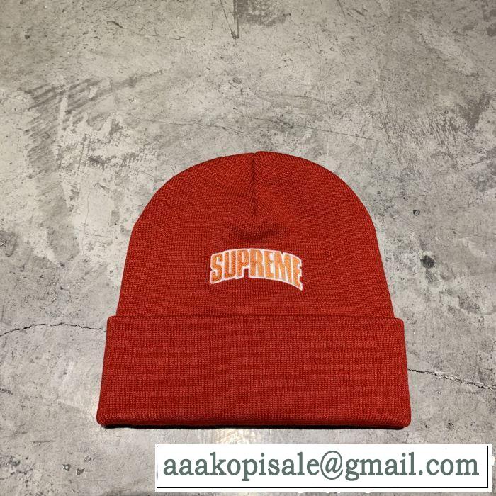 シュプリーム コピーSUPREMEニット帽ニットキャップビーニーメンズレディース小顔効果カジュアル全5色赤字超特価新品