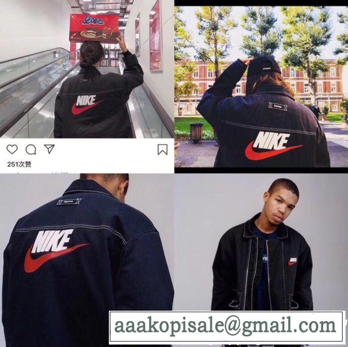 Supreme 18FW x Nike Work Jacke 流行の注目ブランド シュプリーム SUPREME ブルゾン 4色可選