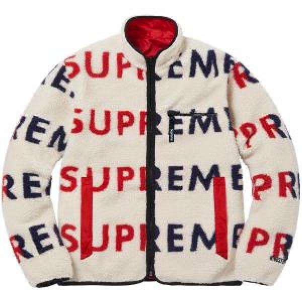 Jacket シュプリーム SUPREME ブルゾン 3色可選 Supreme 18FW Reversible Logo Fleece 今年人気定番_ジャケット パーカー セーター コート_メンズファッション_スーパーコピーブランド激安通販 専門店  