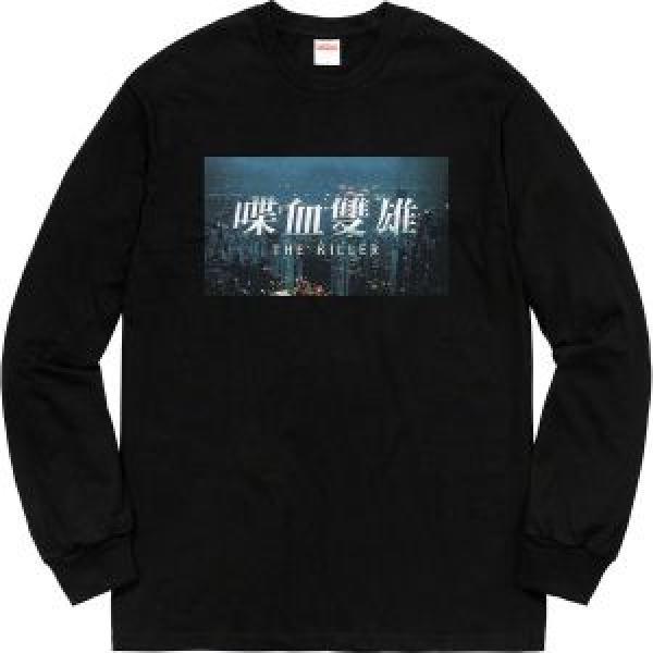 秋の定番 2色可選 シュプリーム 流行の注目ブランド SUPREME Supreme 18FW The Killer LS Tee_ジャケット パーカー セーター コート_メンズファッション_スーパーコピーブランド激安通販 専門店  