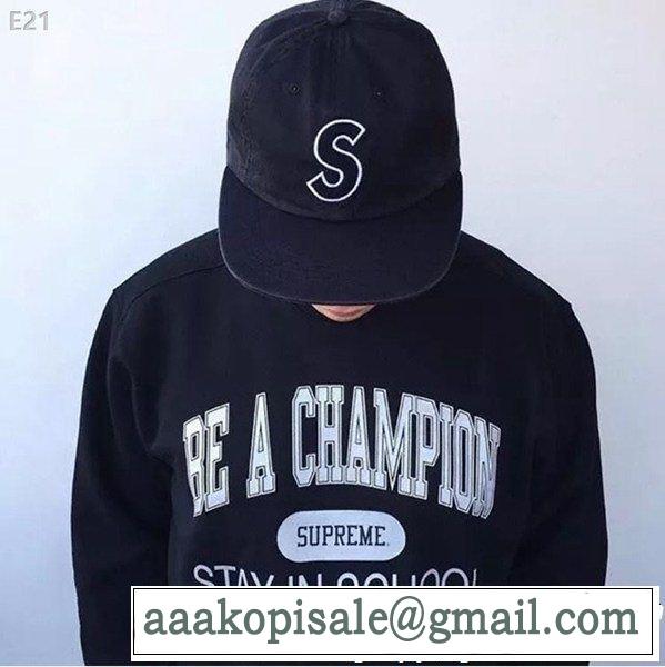 SUPREME シュプリーム 秋の定番 多色可選 SUPREME x CHAMPION 18ss STAY IN SCHOOL 2018年秋冬シーズン