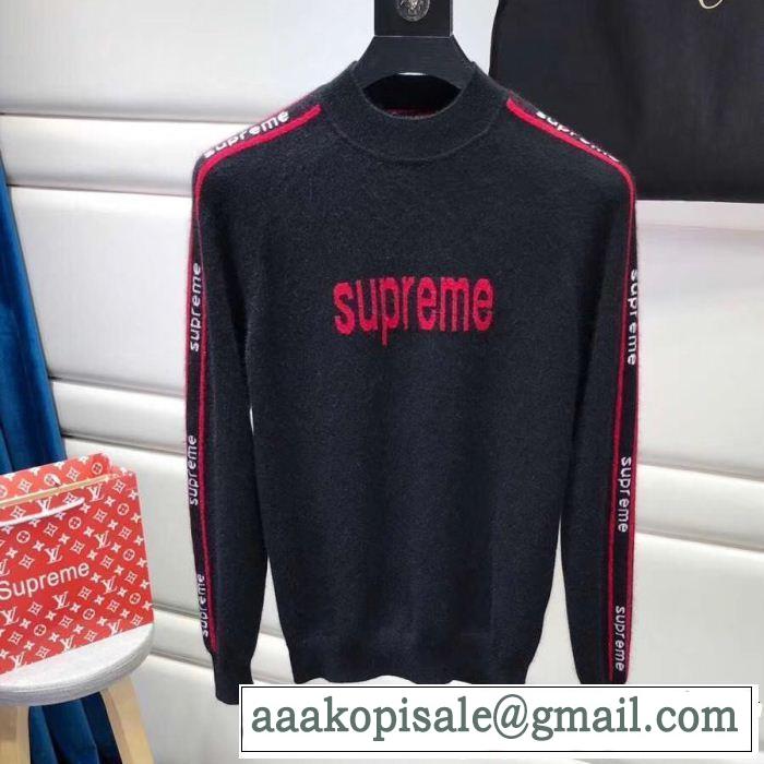 プルオーバー2018秋冬の定番新品到来! 大人気ブランド 秋冬トレンド SUPREME シュプリーム 秋の定番