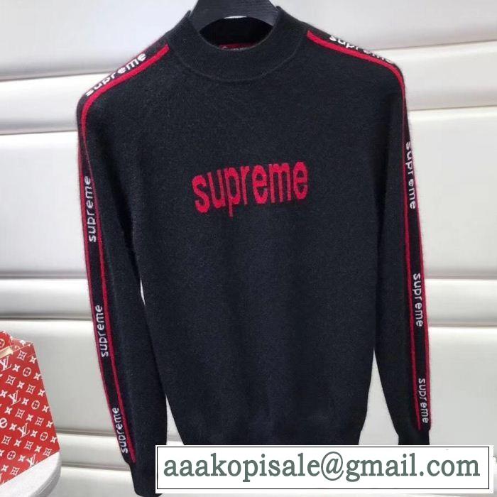 プルオーバー2018秋冬の定番新品到来! 大人気ブランド 秋冬トレンド SUPREME シュプリーム 秋の定番