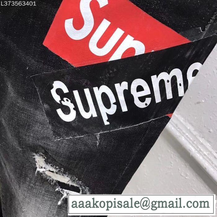 流行の注目ブランド 期間限定セール ファッションの最先端！ SUPREME シュプリーム デニムパンツ