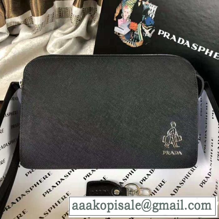 絶妙な新商品 プラダポーチ PRADA 絶妙な新商品 2色可選 2018年秋冬入荷