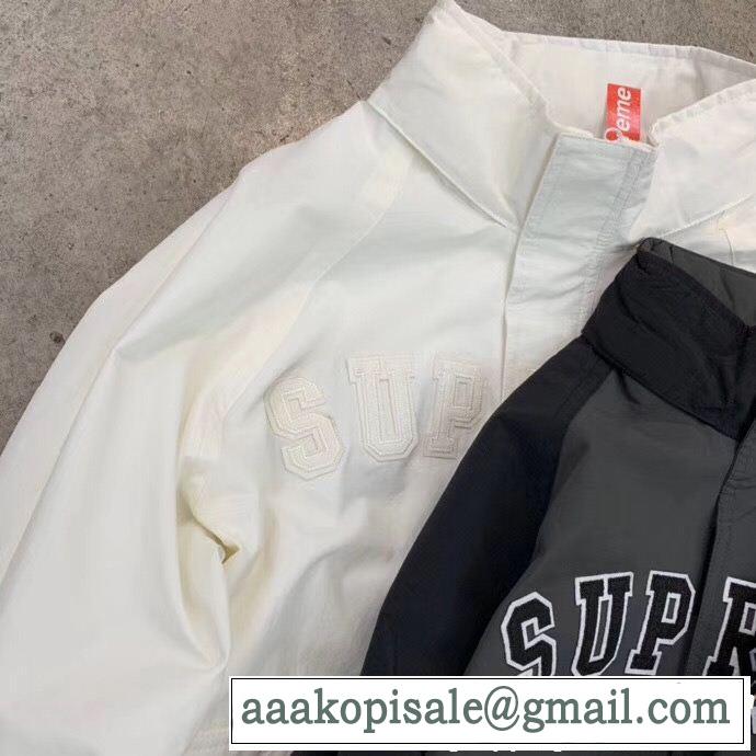 夏のフレッシュな気分に シュプリームSUPREME2019即旬な装いに  2色可選 プルオーバーパーカー 大人可愛いスタイル