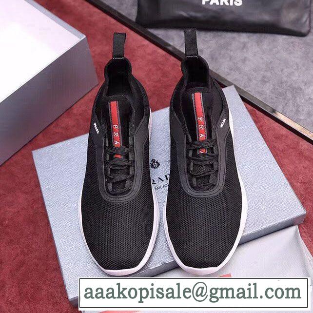 2019年春夏シーズンの人気 オススメしたい最新注目ファション PRADA プラダ カジュアルシューズ 2色可選