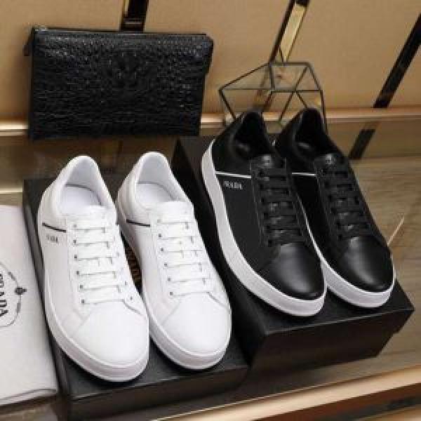 きちんと感をプラス PRADA プラダ カジュアルシューズ 2色可選 【2019年】夏のファッション 夏先に大活躍する_スニーカー、靴_メンズファッション_スーパーコピーブランド激安通販 専門店  