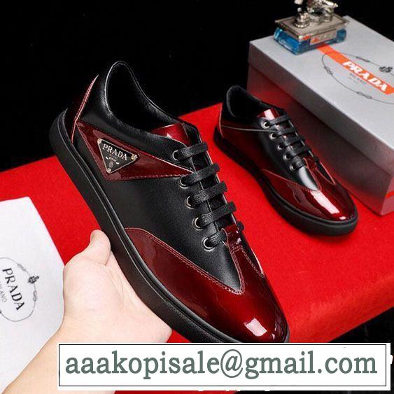 PRADA プラダ カジュアルシューズ 2色可選 2019SSのトレンド商品 今期のトレンド定番アイテム 洗練された印象に