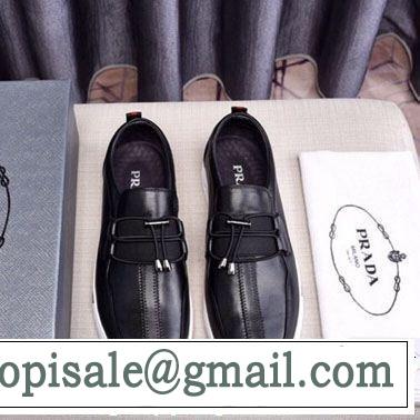 2019春夏は人気定番 人気ストリートブランド新品 暑い季節も大活躍 PRADA プラダ カジュアルシューズ