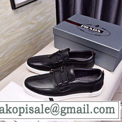 2019春夏は人気定番 人気ストリートブランド新品 暑い季節も大活躍 PRADA プラダ カジュアルシューズ