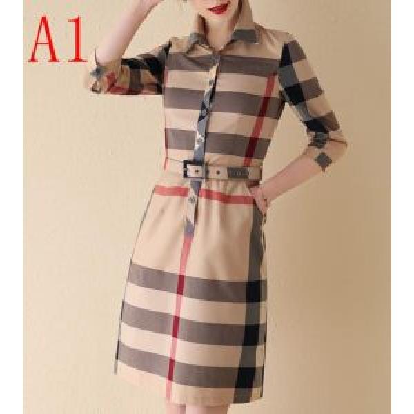 抜け感のあるキレイめ バーバリー BURBERRY ワンピース 4色可選 2019年春夏流行ファッション_ワンピース_レディースファッション_スーパーコピーブランド激安通販 専門店  