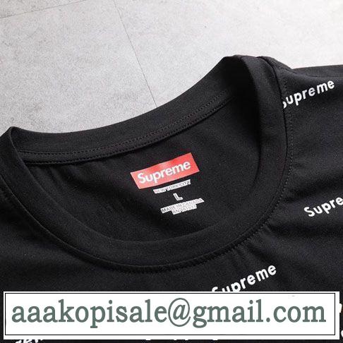 シュプリーム SUPREME 半袖Tシャツ 3色可選 2019春夏のトレンド新商品 きちんと感が抜群