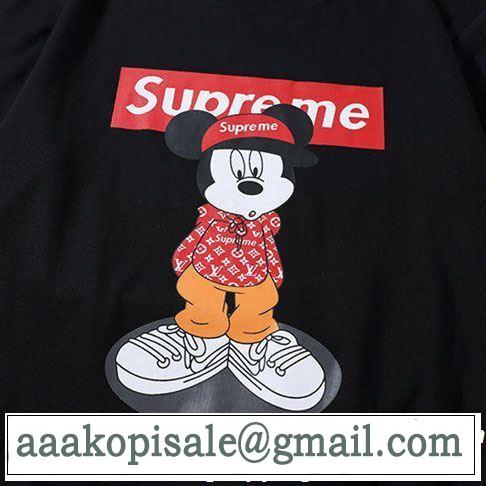 シュプリーム SUPREME 半袖Tシャツ 2色可選 2019年の春夏に着たい グッと大人っぽい印象に