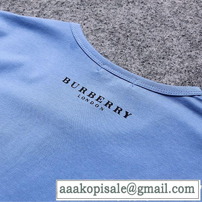 3色可選 2019SSのトレンド商品 風通しのよい バーバリー BURBERRY Tシャツ/ティーシャツ