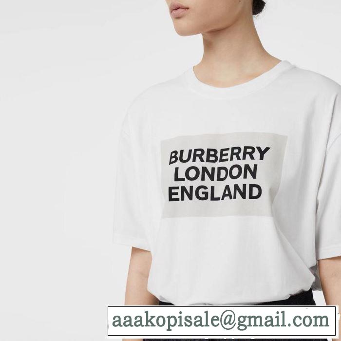 バーバリー BURBERRY Tシャツ/ティーシャツ 2色可選 2019年の夏のマスト スタイルを綺麗に