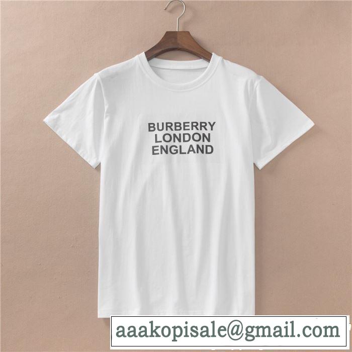 バーバリー BURBERRY Tシャツ/ティーシャツ 2色可選 2019年の夏のマスト スタイルを綺麗に