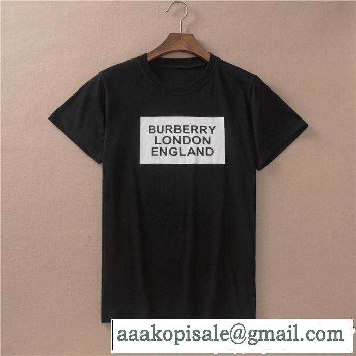 バーバリー BURBERRY Tシャツ/ティーシャツ 2色可選 2019年の夏のマスト スタイルを綺麗に