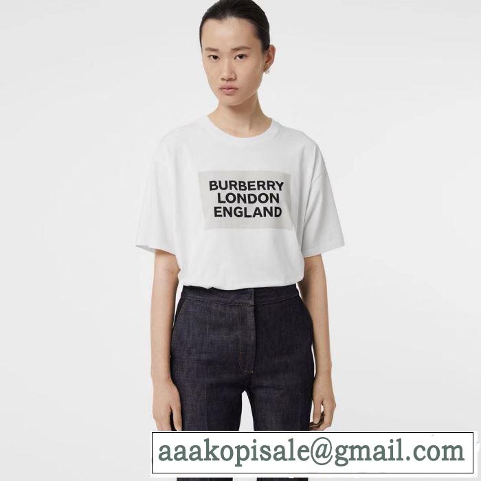 バーバリー BURBERRY Tシャツ/ティーシャツ 2色可選 2019年の夏のマスト スタイルを綺麗に