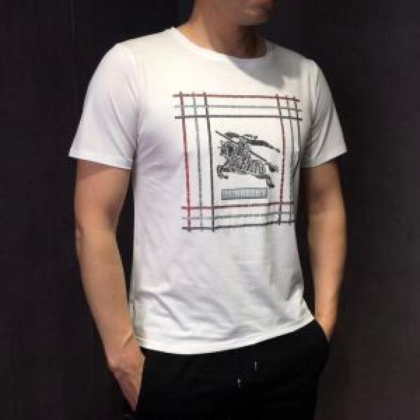 2色可選 2019年春夏流行ファッション リッチな印象に バーバリー BURBERRY Tシャツ/ティーシャツ_半袖Tシャツ_メンズファッション_スーパーコピーブランド激安通販 専門店  