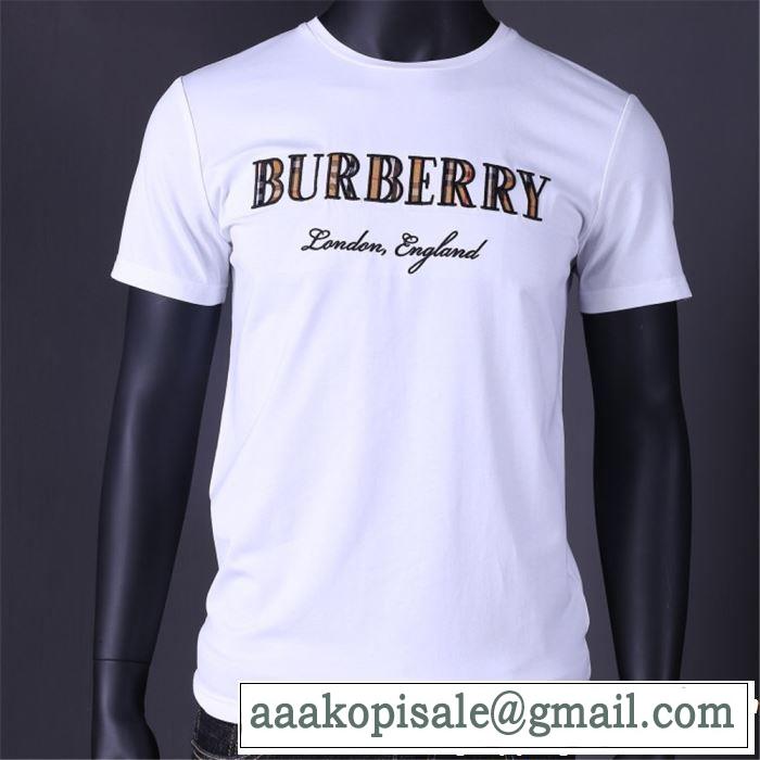 2019春夏のトレンド新商品 今年もトレンド バーバリー BURBERRY Tシャツ/ティーシャツ 2色可選