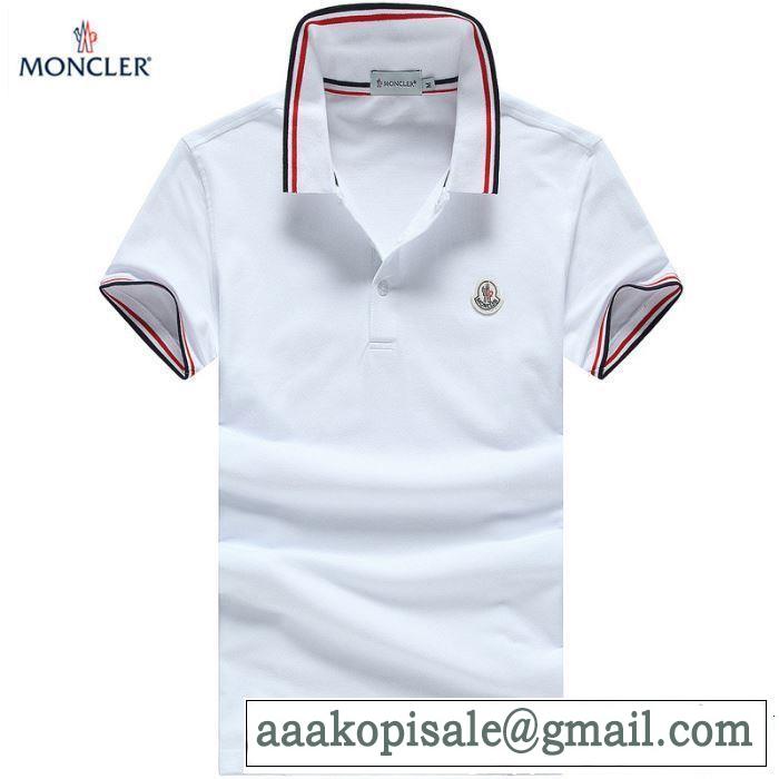 MONCLER Tシャツ/ティーシャツ 4色可選 《2019年》今、注目のストリート カジュアルさ モンクレール