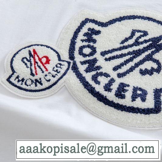 2019SSのトレンド商品 おしゃれデザインも大人気 モンクレール MONCLER Tシャツ/ティーシャツ 3色可選