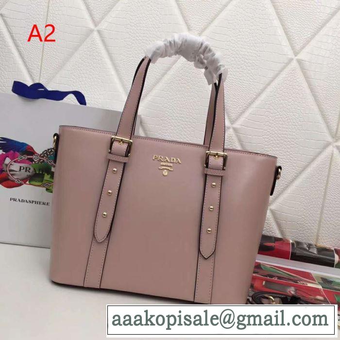 2019年春夏流行ファッション 大人の可愛さを引き立て プラダ PRADA ハンドバッグ 4色可選