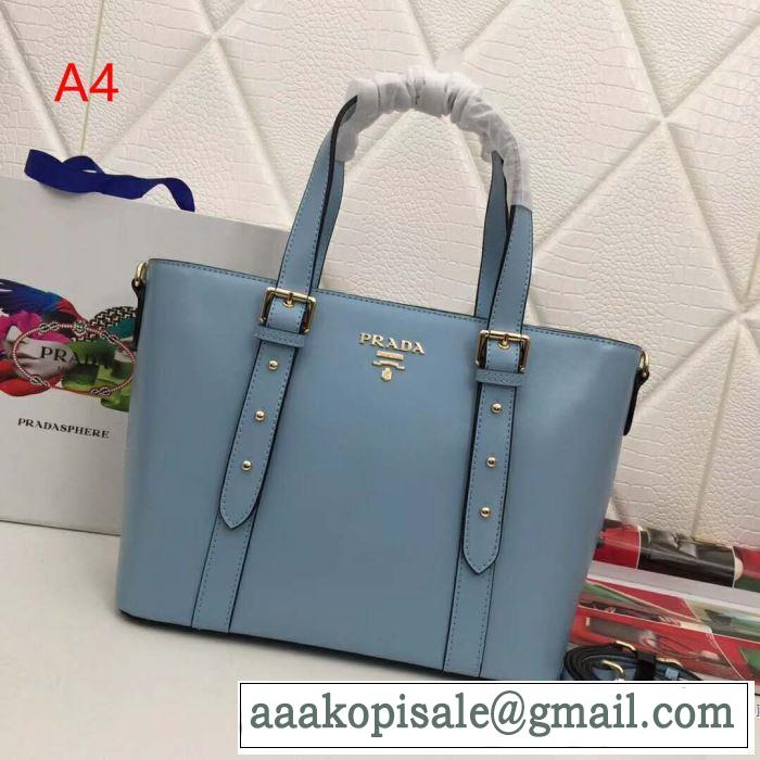 2019年春夏流行ファッション 大人の可愛さを引き立て プラダ PRADA ハンドバッグ 4色可選