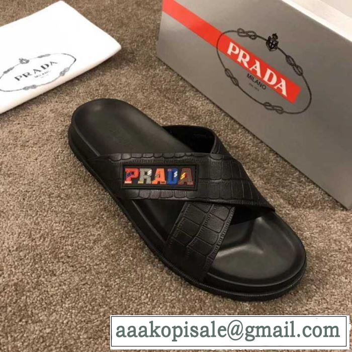 デザイン抜群のアイテム プラダ PRADA 爽やかカジュアル人気 サンダル2019春夏は人気定番