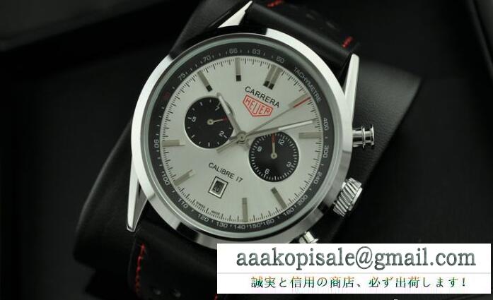 防水機能が付きタグホイヤー 時計 メンズ 入荷新作のtag heuer コンステレーション クロノグラフ 日付が付くシルバー文字盤 自動巻き男性ウォッチ