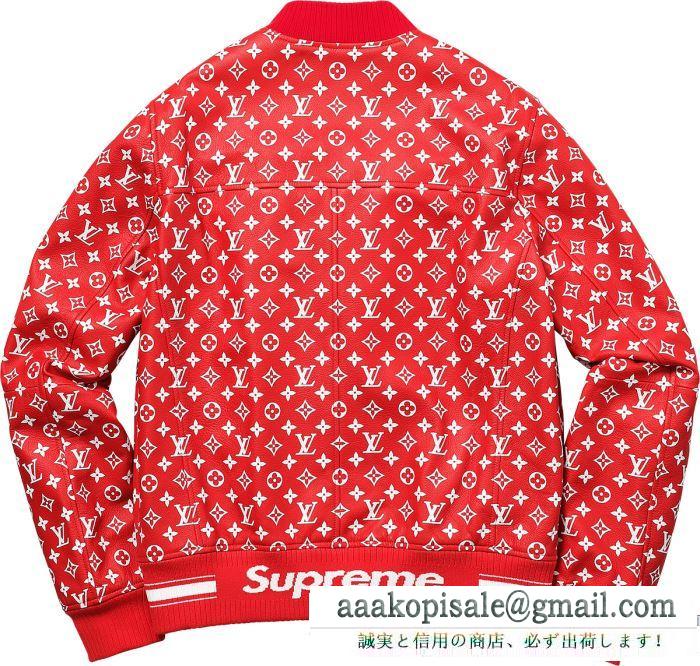 ファッションシュプリームルイヴィトンコラボモノグラムボンバージャケットSupreme x louis vuittonスタジャン